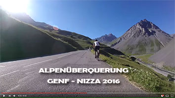Rennrad Alpen�berquerung Genf Nizza